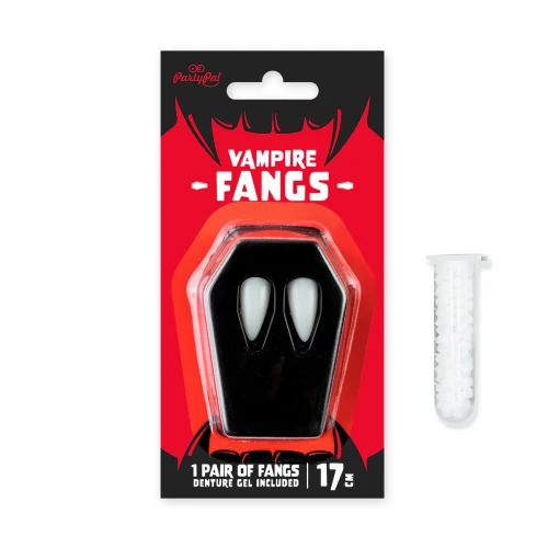 Kły wampira Halloween 17mm
